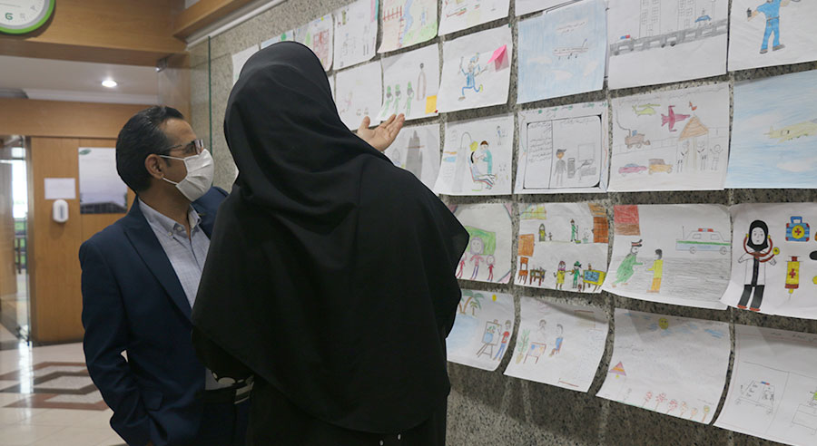 برگزاری نمایشگاه نقاشی در دفتر مرکزی شرکت صنایع غذایی ماسترفوده